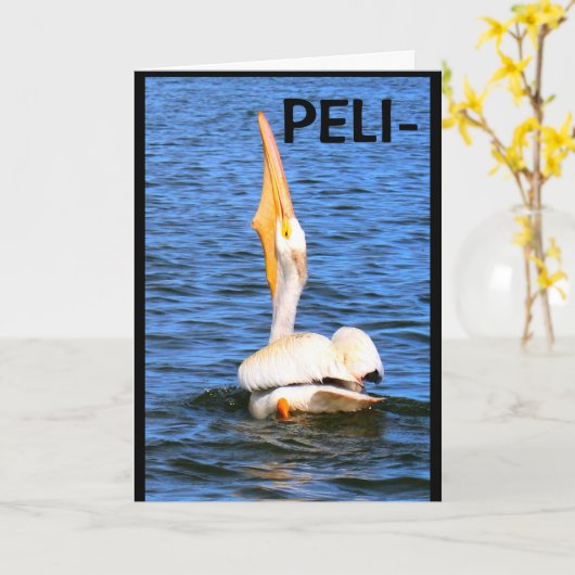 PeliMag ik je prettige kerst wensen? Kaart (Gele Bloem)