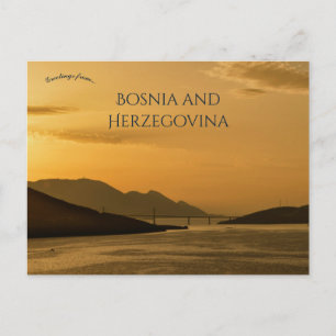 Peljesac-brug in Neum Bosnië en Herzegovina Briefkaart