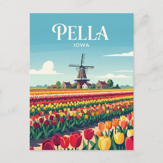 Pella USA Briefkaart (Voorkant)