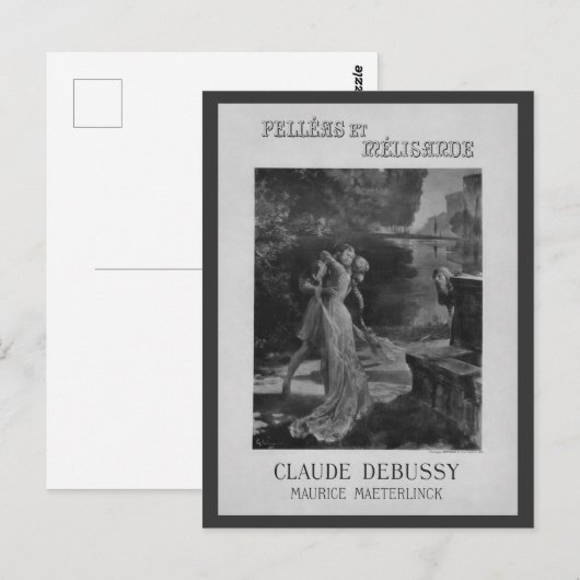 Pelleas en Melisande Opera, 1902 Briefkaart (Voorkant / Achterkant)