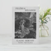 Pelleas en Melisande Opera, 1902 Kaart (Staand voorkant)