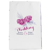 pellennen touwtrekken bruiloft cadeau medium cadeauzakje (Voorkant)