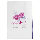 pellennen touwtrekken bruiloft cadeau medium cadeauzakje (Achterkant)