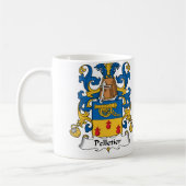 Pelletier Family Crest Koffiemok (Links)