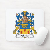 Pelletier Family Crest Muismat (Met muis)