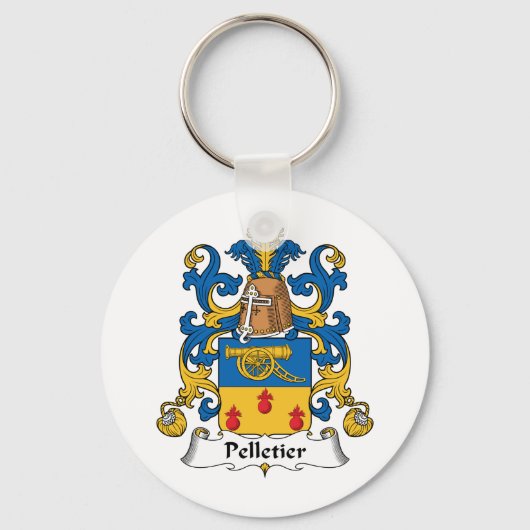 Pelletier Family Crest Sleutelhanger (Voorkant)