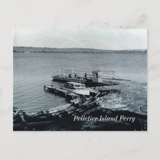 Pelletier Island Ferry Briefkaart (Voorkant)
