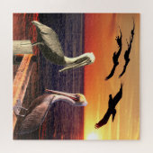 Pellican Bird Jigsaw Puzzel (Horizontaal)