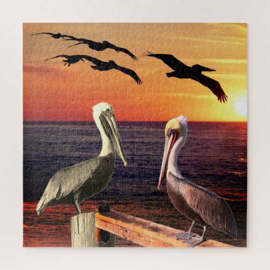 Pellican Vogel Legpuzzel (Verticaal)