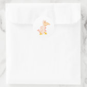 Pellin Pelican Ronde Sticker (Tas)