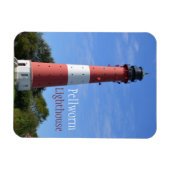 Pellworm Lighthouse, Pellworm Island, Duitsland Magneet (Horizontaal)