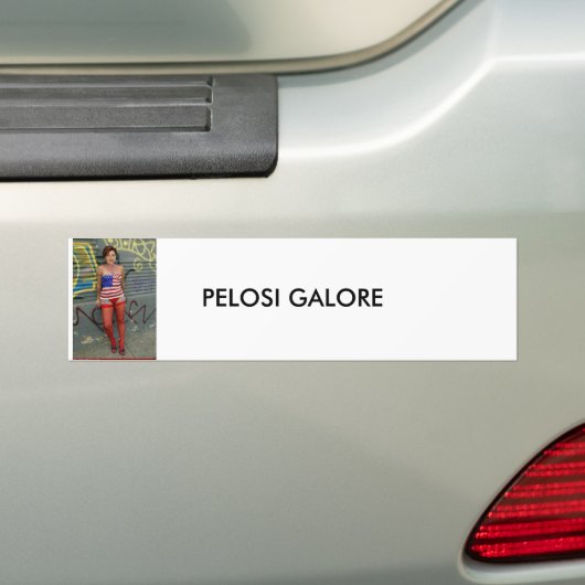 PELOSI GALORE BUMPERSTICKER (Op auto)