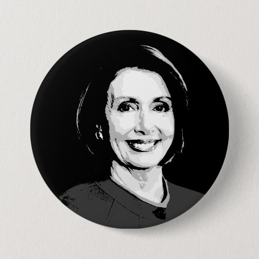 PELOSI RONDE BUTTON 7,6 CM (Voorkant)