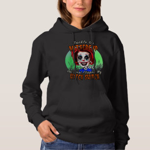 Pelosi Witch Halloween Costume Drink Scary Nancy P Hoodie