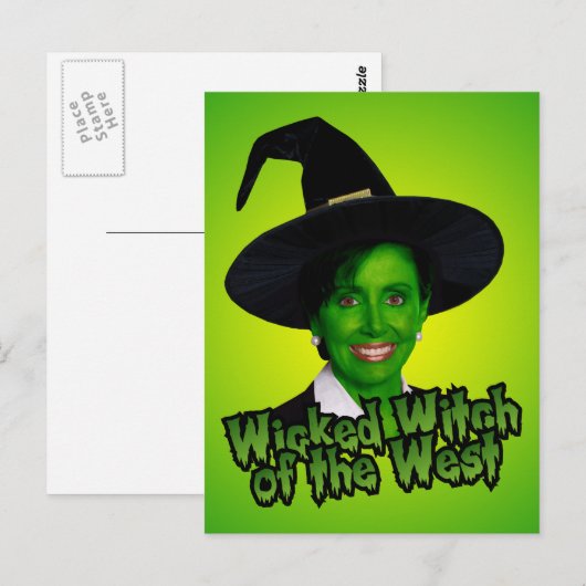 Pelosi: Witch van het Westen Briefkaart (Voorkant / Achterkant)