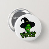 Pelosi: Witch van het Westen Ronde Button 5,7 Cm (Voorkant /achterkant)