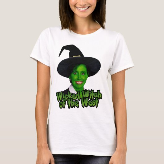 Pelosi: Witch van het Westen T-shirt (Voorkant)