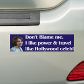 Pelosi zegt niet dat ik de bumperstickers niet kwa (Op auto)