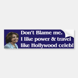 Pelosi zegt niet dat ik de bumperstickers niet kwa