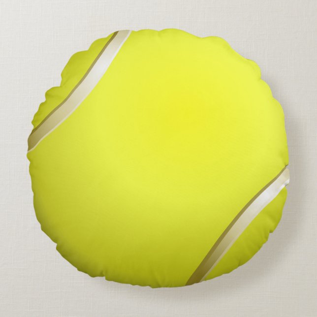 Pelota de tenis rond kussen (Voorkant)