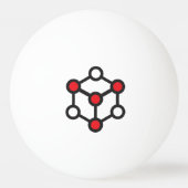 Pelota ping pong Logo Ludodesign Pingpongbal (Voorkant)