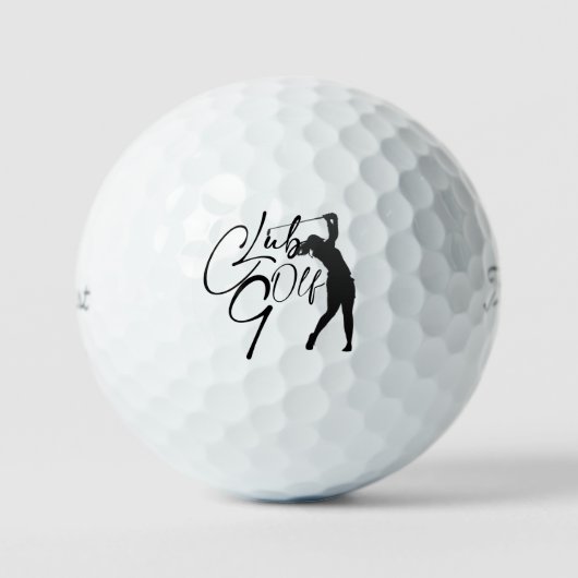 Pelotas de golf con golfista golfballen (Voorkant)