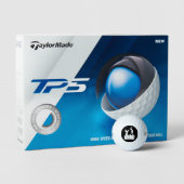 Pelotas de golf con golfistas en negro golfballen (Verpakking)