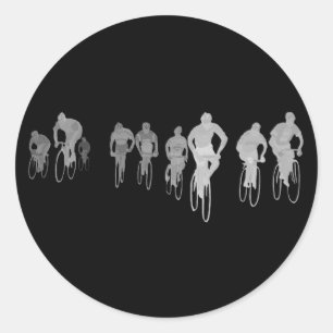 Peloton pendelen ronde sticker