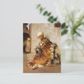 Pelt Merchant van Cairo door Jean-Leon Gerome Briefkaart (Staand voorkant)