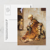Pelt Merchant van Cairo door Jean-Leon Gerome Briefkaart (Voorkant / Achterkant)