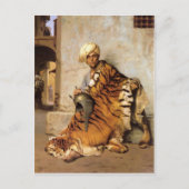 Pelt Merchant van Cairo door Jean-Leon Gerome Briefkaart (Voorkant)