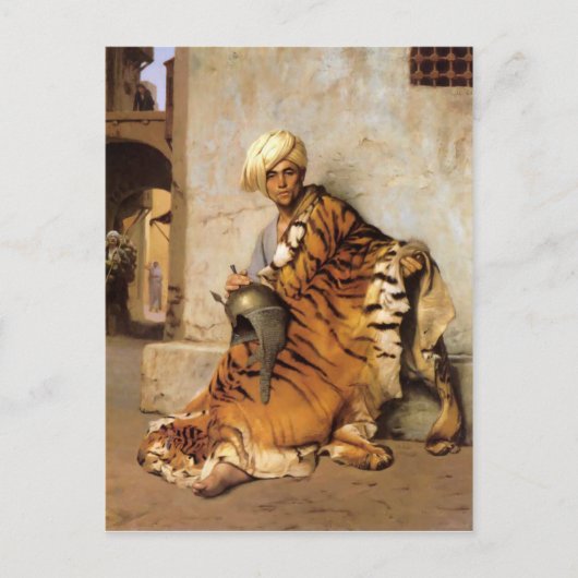 Pelt Merchant van Cairo door Jean-Leon Gerome Briefkaart (Voorkant)