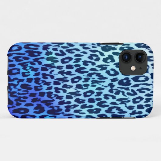 Pelterijen van luipblauw Case-Mate iPhone case (Achterkant (horizontaal))