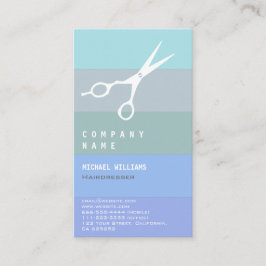 PELUQUERÍA PELUQUERO ESTÉTICA TIJERAS PALETA COLOR VISITEKAARTJE