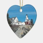 Pemaquid Lighthouse 24 Keramisch Ornament (Links)
