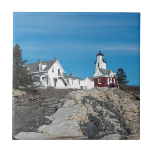 Pemaquid Lighthouse 24 Tegeltje (Voorkant)