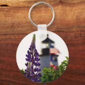 Pemaquid Lupin op afstand Sleutelhanger (Achterkant)