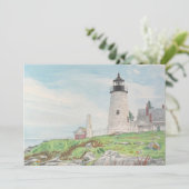 Pemaquid Point Aquarel (Staand voorkant)