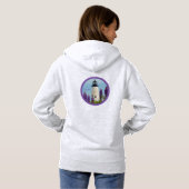 Pemaquid Point Bristol Coastal Maine Lighthouse Hoodie (Achterkant volledig)