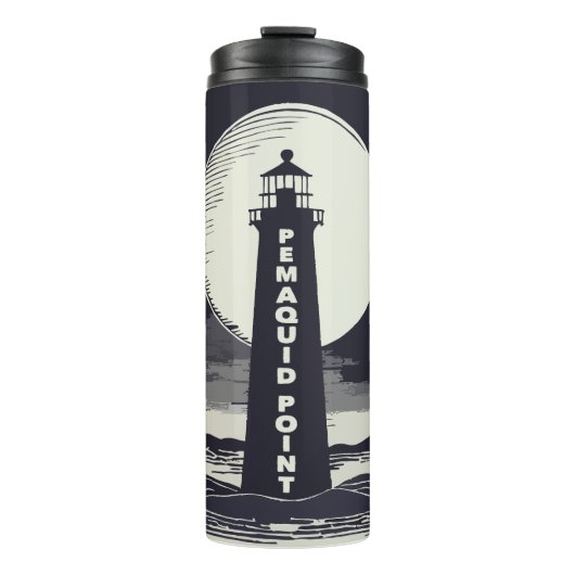 Pemaquid Point Light Maan Thermosbeker (Voorkant)