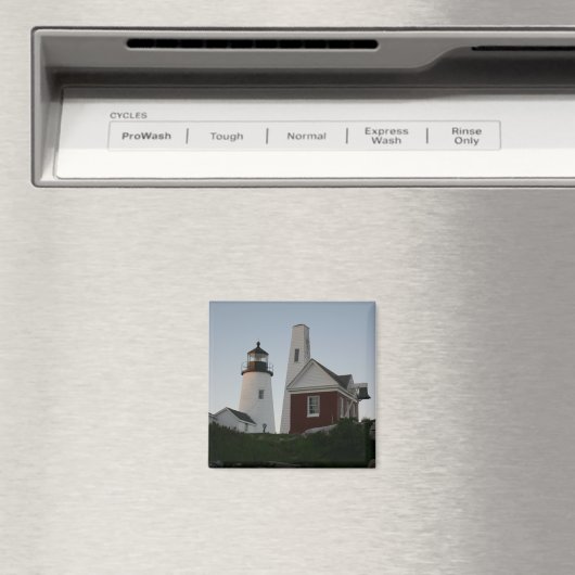 Pemaquid Point Light Maine Magneet (Insitu (Vaatwasser))