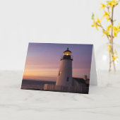 Pemaquid Point Light Station, Maine Kaart (Gele Bloem)