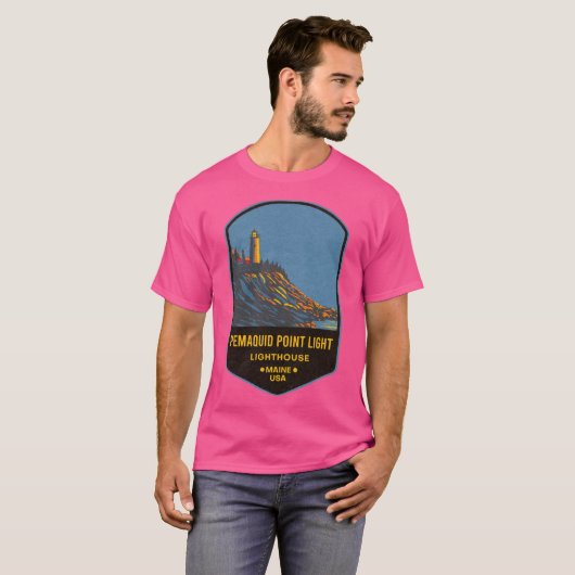 Pemaquid Point Lighthouse 2 T-shirt (Voorkant volledig)