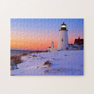 Pemaquid Point Lighthouse, Bristol Maine Legpuzzel