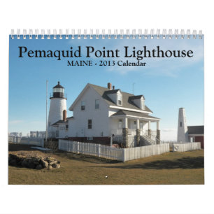 Pemaquid Point Lighthouse Calendar Kalender