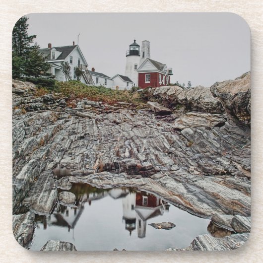 Pemaquid Point Lighthouse Cork Onderzetter (Voorkant)