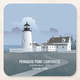 Pemaquid Point Lighthouse Kartonnen Onderzetters