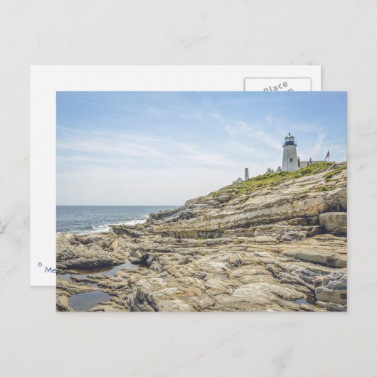 Pemaquid Point Lighthouse Maine Briefkaart (Voorkant / Achterkant)