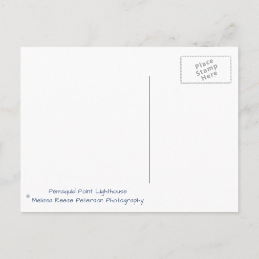 Pemaquid Point Lighthouse Maine Briefkaart (Achterkant)