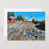 Pemaquid Point Lighthouse, Maine Briefkaart (Voorkant / Achterkant)